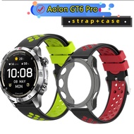 Aolon GT6 Pro case Screen protector Aolon GT6 Pro strap Silicone strap for Aolon GT6 Pro Smart Watch