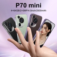 【Cost-Effective Phone】Adult Student All-Around Mini Smartphone Facial Unlock P70 4.0" Screen 12GB＋51
