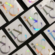 [kstuffind] IVE LOGO HOLOGRAM LOGO HOLO STICKER STICKER