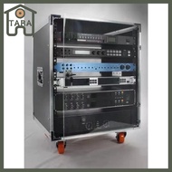 12U/16U Flight Case Power Amplifier Rack Touring Case Empty Cabinet With Door
