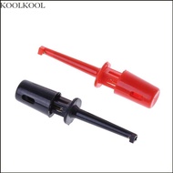 KOOK New 1 Pair Single Hook Clip Test Probe Lead Wire Mini Grabber Kit For Multimeter