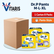 Tena Dr. P Pants (1 Carton 8 Packs) - Size M (10x8) / L (9x8) / XL (8x8)