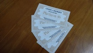 {Beauty decoration} Hogwarts School tickets 5 PCS one set for children fancy gift Potter Train Nine and three quarters