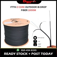 FTTH 2 Core Outdoor IB Drop Fiber Cable 1000m (FRP)GJYXFCH-2B6a2 G657A1 IB201