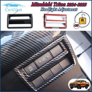 【Mitsubishi Triton 2024-2025】Carbon Fiber Headlight Adjustment GLS GLX GL AT Premium AT GL MT GL Car