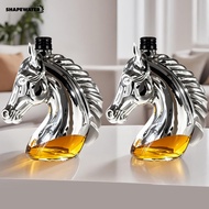 Shapxp  Horse Head Whiskey Bottle Unique Whiskey Storage Container Horse Head Whiskey Decanter 350ml
