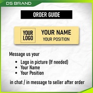 Engraving Name Tag Pin /Name Tag Sekolah & Guru / Name Tag Magnet / Name Tag Jata Negara / Name Tag 