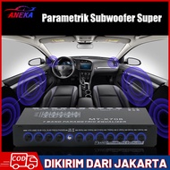 【COD+Ready Stock】Parametrik Subwoofer Super Bass Equalizer Embassy X708 Priem Equalizer 7 Band EQ Crossover Amplifier Parametrik Equalizer Mobil