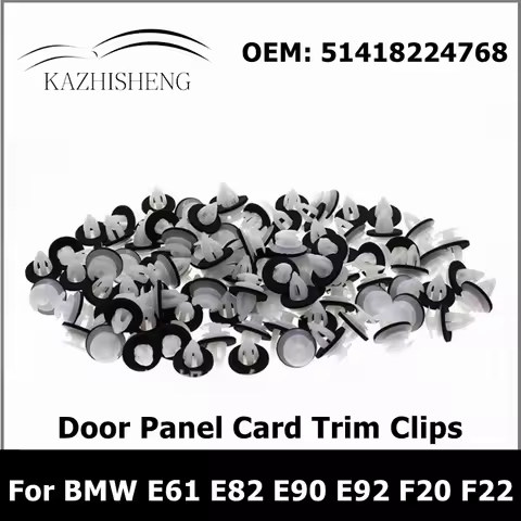 10/50Pcs Door Panel Card Trim Clips for BMW X1 X2 X3 X4 X5 X6 Z4 E61 E82 E90 E91 E92 E93 F20 F22 MIN