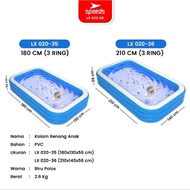Children's swimming Pool 210x140x56cm swimming Pool inflatable swimming pumpPOLOS Pool 3 Ring