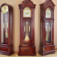 落地鐘客廳實木機械鐘表歐式古典報時座鐘中式豪華大氣銅制立鐘「長贏』