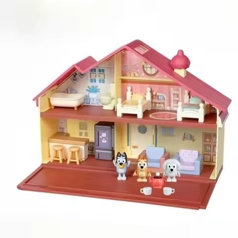 Bluey House Set Bluey's House Genuine Children's Play House Toys Girl Gifts