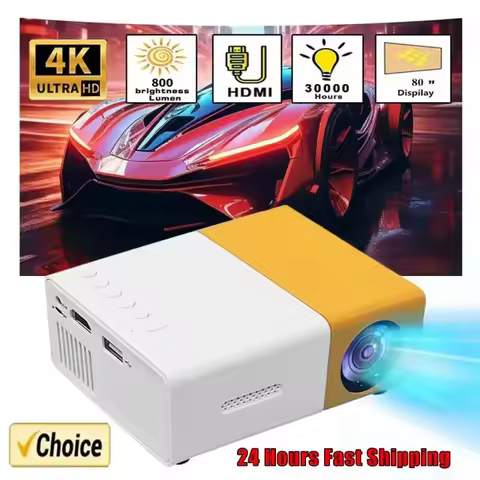 YG300 MINI Projector Portable Home Theater Smart TV Laser Beamer 3D Cinema LED Videoprojector for 4k