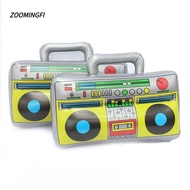 ZOOMINGFI Inflatable Radio Recorder  Inflated Toys 80's 90's Party Decorations Photo Booth Props