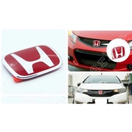 Emblem Red Honda Brio, HRV,Jazz,Freed,Civic,CRV,Stream,BRV,Mobilio