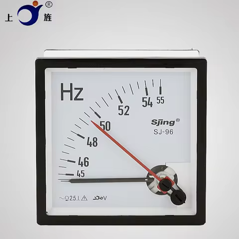 1Pcs Double Needle CP-96 CZ-96 SJ-96 AC 100V 220V 380V Frequency Table / Hz Meter / Herzt Meter 45-5