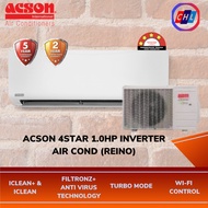 ACSON 4 STAR 1HP INVERTER AIR COND A3WMY10BNF/A3LCY10BN (REINO)