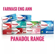 panadol range (tablet, optisorb, actifast, solueble, menstrual, estend, extra, children)