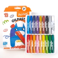 12 warna/18 warna / 24 warna/36 warna PT11101 karton lukisan anak-anak hexagonal oil pastel