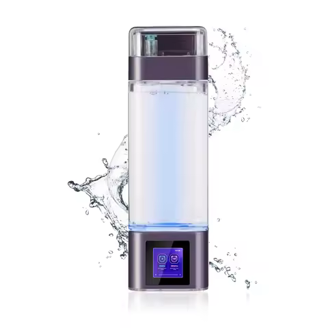 9000PPB Hydrogen Water Ionizer Smart Touchscreen Control Hydrogen Generator Bottle Flask 350ML Hydro