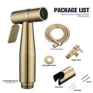 Toilet Bidet Set With Self-Cleaning Anus Shower Bidet Sprayer, 304 Stainless Steel Cold Spray Gun, T