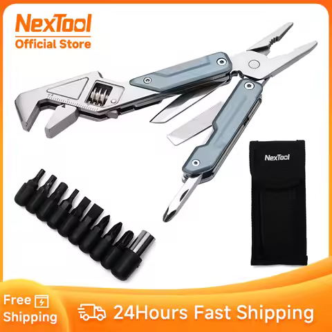 NexTool 8 In 1 Light Wrench W2 Multi Tool Foloding Pliers Multi-functional Spanner Screwdriver Outdo
