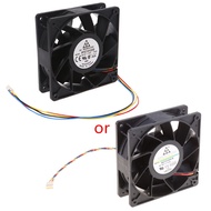 PFC1212DE CPU Cooling Fan 12x12x3 8cm 4 Pin 4 Wire PWM Automatic Temperature Control Server Cooler w