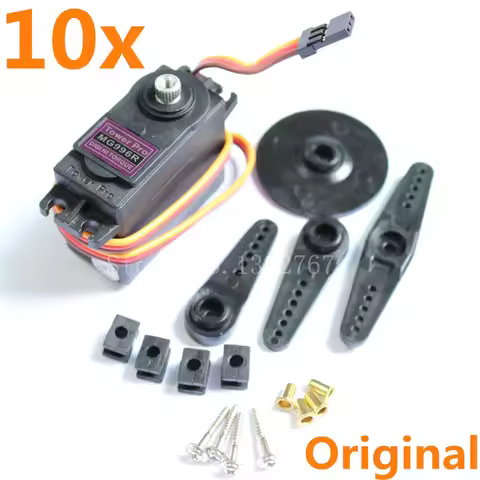10Pcs Original Towerpro MG996R Digital Servo High Torque 11kg Metal Gear MG996 for JR RC Plane Robot
