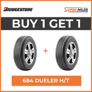 2pcs BRIDGESTONE 265/60R18 4P 684 DUELER H/T Car Tires