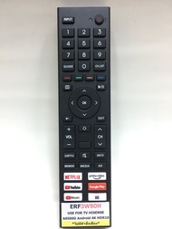 รีโมทสมาร์ททีวี Hisense รุ่น ERF3K80H , ERF3W80H ใช้กับทีวีที่รีโมทตรงรุ่น