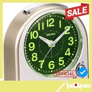 【Direct From Japan】Seiko Clock Alarm Clock Analog Alarm Light Gold Pearl KR503G SEIKO