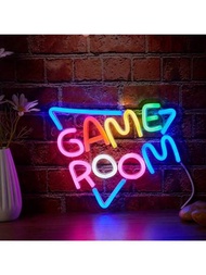 遊戲室字母led霓虹燈背板派對裝飾禮物,適用於遊戲室節日生日慶典