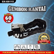 GX-G6115 80 cm Pendant Chain Padlock 100%Original