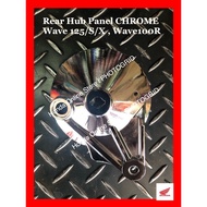 Honda Wave 125 Wave 125S Wave 125X Wave 100R Wave100 Wave 110 Rear Hub Panel CHROME Hub Brek Belakan