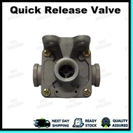 9735000000, QR-1, 1602 / Hole:22mm / Trailer Universal Quick Release Valve / Gajah Bunyi Brake Valve