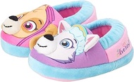 Girls Paw Patrol Slipper Plush Fuzzy Skye and Everest Slippers (Toddler/Girl), Size 5/6, Pink Fuchsia