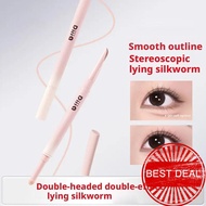 Dijia Double-headed Lying Silkworm Pen Sweat-proof Holding Makeup Color U1j6