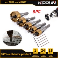 [Ready stock] KIPRUN 5pcs HSS Drill Bit Hole Opener Saw Cutter Drill Bit Stainless Steel Metal  16/1