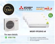 MITSUBISHI ELECTRIC STARMEX SYSTEM 4 INVERTER AIRCON 9K btu WITH INSTALLATION (5 TICKS)