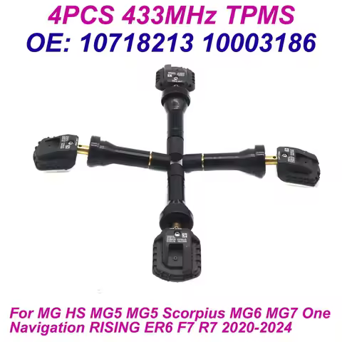 4PCS 10718213 10003186 433MHz TPMS Sensor For MG HS MG5 MG5 Scorpius MG6 MG7 One Navigation RISING E