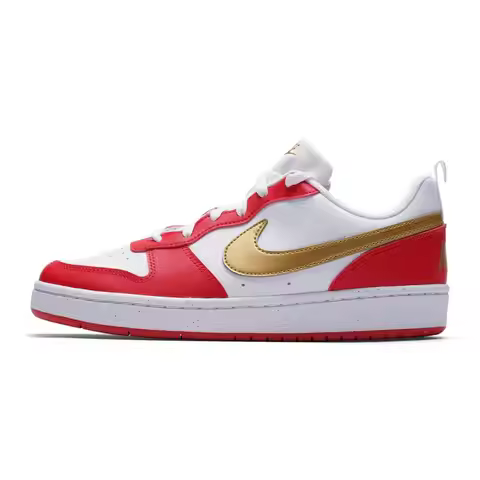Nike (Nike) Women's Shoes, Big Kids' Shoes, Court Borough Sneakers, Fashionable Low-Top Sneakers, St