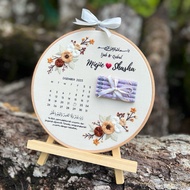 Embroidery Custom Murah Tempahan Mas Kahwin Gift