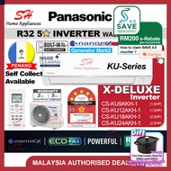 Panasonic X-DELUXE KU-AKH R32 5-STAR Inverter Air-conditioner Aircond 1.0HP - 2.5HP (KU-AKH series) 