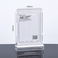 A6 Menu Stand Brochure Display QRIS Acrylic Stand/ Brochure Holder Acrylic Sign Holder/