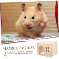 Rumah Hamster Kayu Rumah Sugar Glider Rumah Puyuh Jepun Rumah Kayu Haiwan Kecil Wooden Hamster Home 