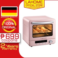 LAHOME Air Fryer Toaster Oven Baking Electric Convection Pizza Smart Digital Led Display Pink 20L