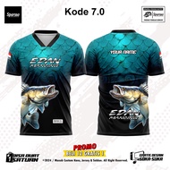 jersey mancing pemburu ikan gabus lengan panjang premium bisa custom nama terbaru kode 7.0