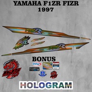 Striping fiz R f1zR f1z R - Sticker Decal HOLOGRAM / MIRROR CHROME f1zr fiz r 1997