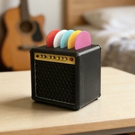 3D Printing Ukulele Guitar Pick Storage Box Accessories Simulation Speaker Desktop Decoration Gift q
