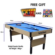 pool table snooker table billiard table 1.8meter portable pooltable 6ft pool Table with metal foldable leg